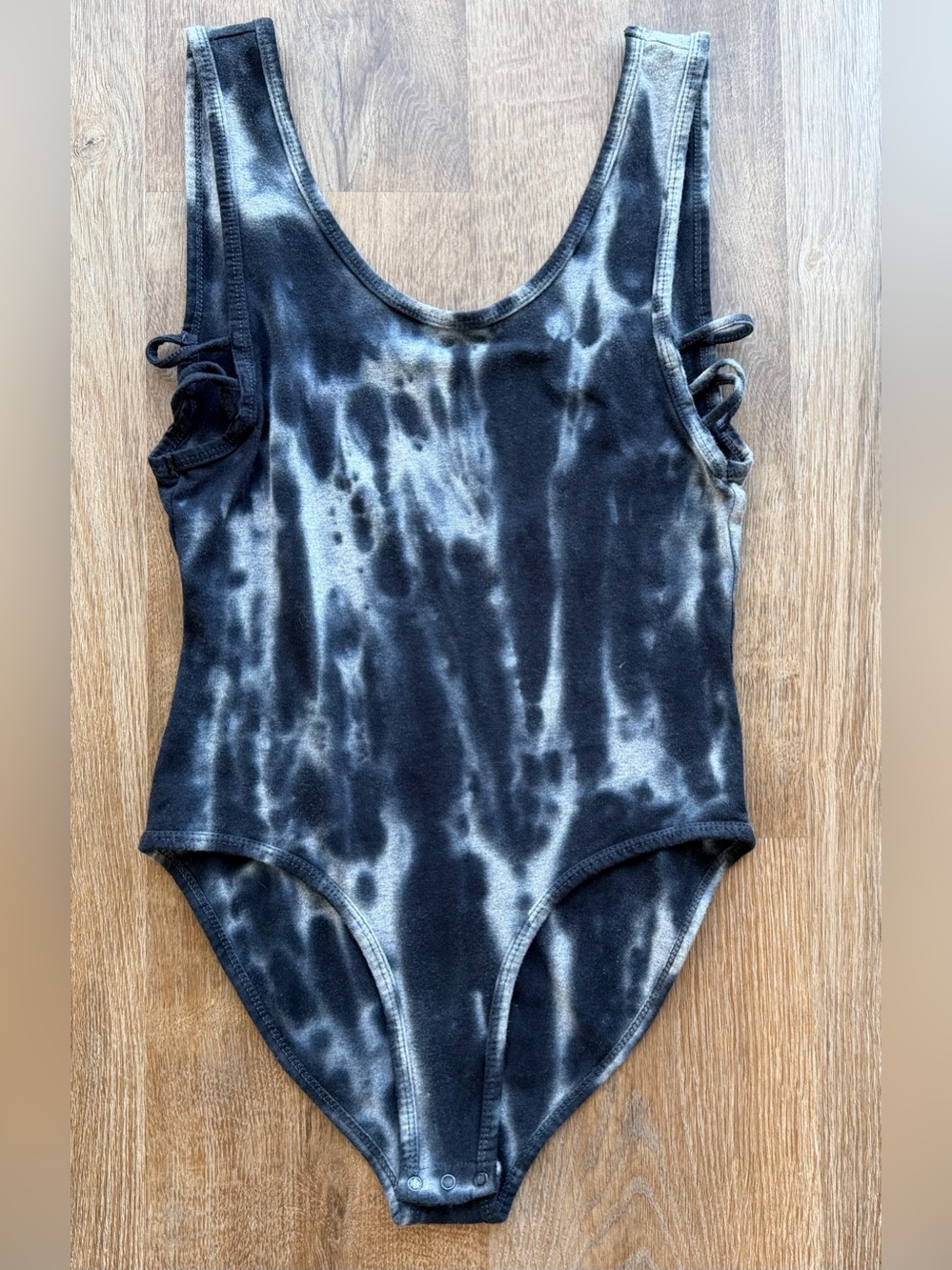 COLD CRUSH | Tie Dye Bodysuit | Side Lace | Grunge Aesthetic | Festival | Edgy